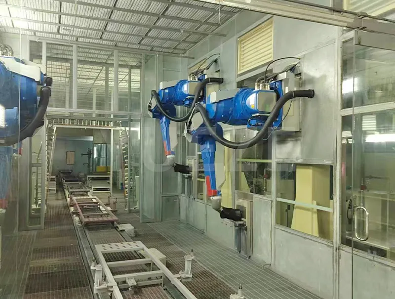 Tarkka robottiruiskutuskaappi