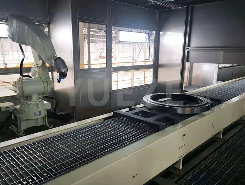 Yhden aseman robottiruiskutuskaappi