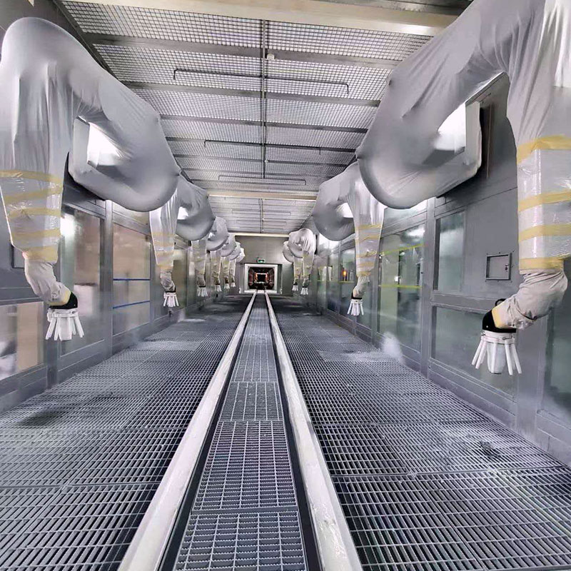 Automaattinen robottiruiskutuskaappi