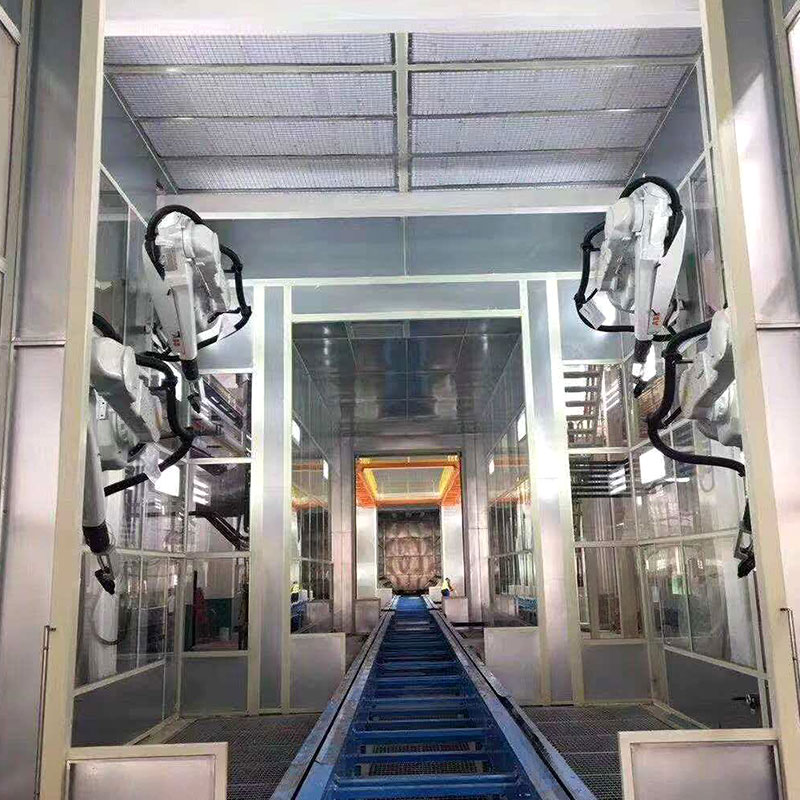 Automaattinen robottiruiskutuskaappi