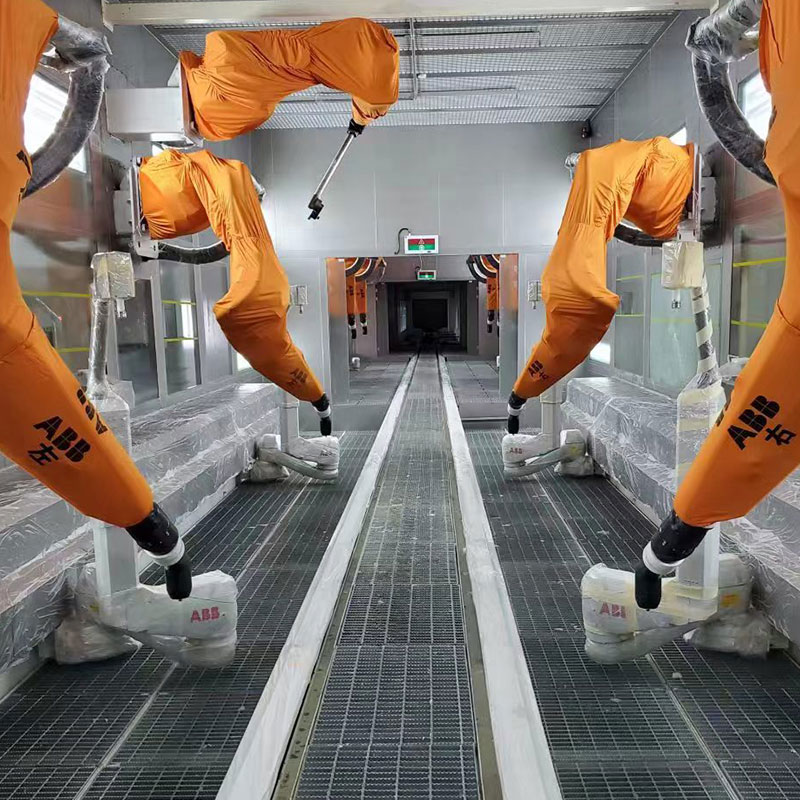 Automaattinen robottiruiskutuskaappi