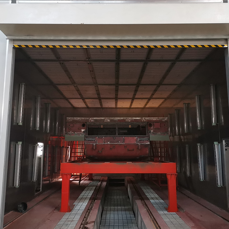 Päällystyslinja suurille valukappaleille ja raskaiden kuorma-autojen osille